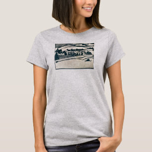 Ingebouwd T-shirt met Blodgett House Print uit 196