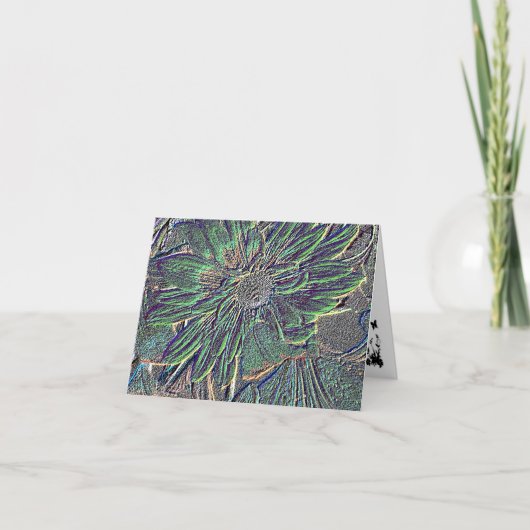 Ingebouwde bloemen met kleur kaart (Voorkant)