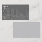 Ingebouwde havenstad/ visitekaartje (Voorkant / Achterkant)