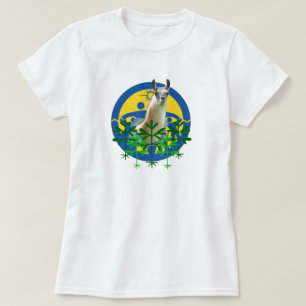 Ingebouwde 'Llamas Take Maseena' T-shirt