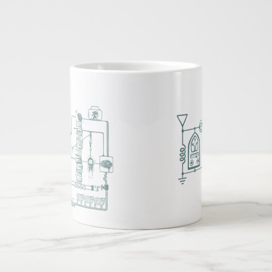 Ingebouwde Mok voor titraliewerk (Voorkant)