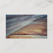 Ingebouwde zandsteen, Arizona, VS Visitekaartje (Achterkant)