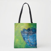 "Ingebroken in Beauty" Art Canvas tas (med) (Voorkant)