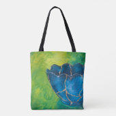 "Ingebroken in Beauty" Art Canvas tas (med) (Achterkant)