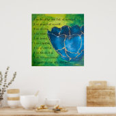 "Ingebroken in Beauty" Bevestiging Poster (Matte) (Keuken)