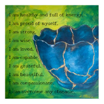 "Ingebroken in Beauty" Bevestiging Poster (Matte)