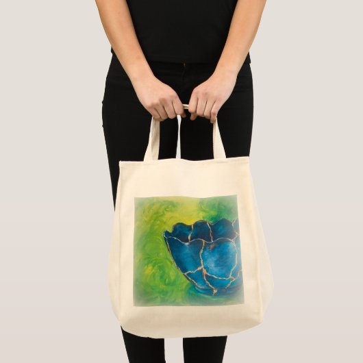 "Ingebroken in Beauty" Canvas tas (Voorkant (product))