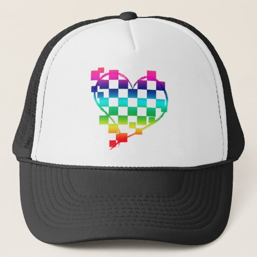 ingecheckt hart. v1. trucker pet (Voorkant)