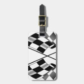 ingecheckte vlag bagagelabel (Voorkant verticaal)