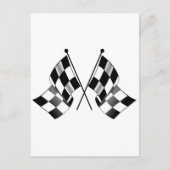 ingecheckte vlag briefkaart (Voorkant)