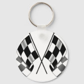 ingecheckte vlag sleutelhanger (Voorkant)