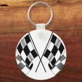 ingecheckte vlag sleutelhanger (Voorkant)