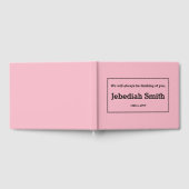 Ingediend, conservatief Memorial Guestbook Gastenboek (Volledig)