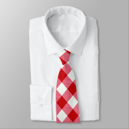 ingedrukte tartaankleurige vaste klassieke rode wi stropdas