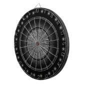 Ingegraveerd Chinees Zodiawiel Aangepast Dart Boar Dartbord (Voorkant Rechts)