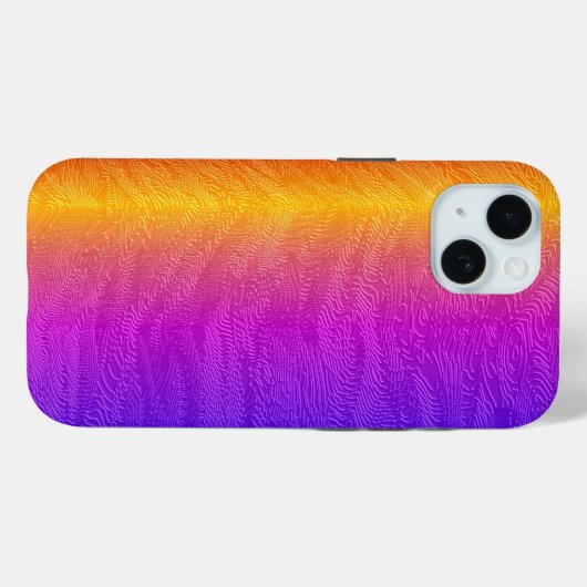 Ingegraveerde regenboog Case-Mate iPhone case (Achterkant (horizontaal))