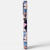 Ingegraveerde roze bloemen Case-Mate iPhone case (Achterkant / Links)