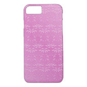 Ingegraveerde roze legantie Case-Mate iPhone case (Achterkant)