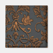 Ingegreineerde metalen blikvanger, koper magneet (Voorkant)