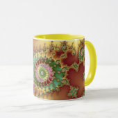 Ingegrepen fractale Mok (Voorkant rechts)