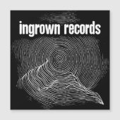 ingegroeide houtsnede magneet magnetische uitnodiging (Voorkant)