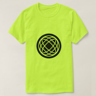Ingegroeide zone Logo groen of wit T-shirt