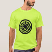 Ingegroeide zone Logo groen of wit T-shirt (Voorkant)
