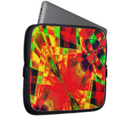 Ingehelderde of uitgeruste rechthoeken ...rode gee laptop sleeve