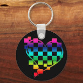 ingeklapt hart. sleutelhanger (Voorkant)