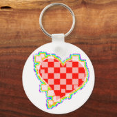 ingeklapt hart. sleutelhanger (Voorkant)