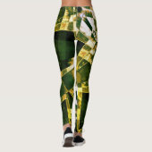 Ingeklonken of strekte rechthoeken, greenleaf-effe leggings (Achterkant)