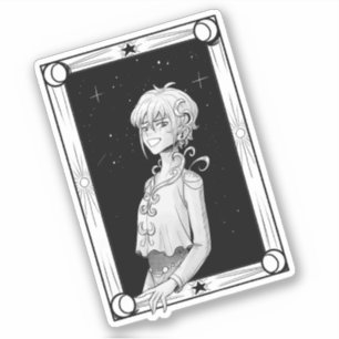 Ingelijst door sterren sticker