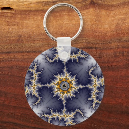 Ingelijst - Fractal Sleutelhanger (Voorkant)