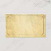  ingelijst oud papier metselwerk visitekaartje (Achterkant)