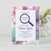 Ingelijst U kiest Kleuruitnodiging Kaart (Staand voorkant)