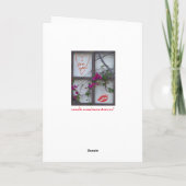 ingelijst Wenskaart Kaart (Achterkant)