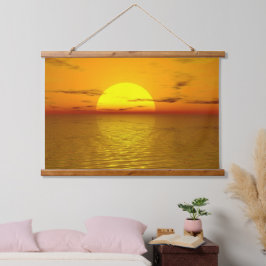 Ingelijste 36x26 fototapijt voor wanddisplay hangend wandkleed
