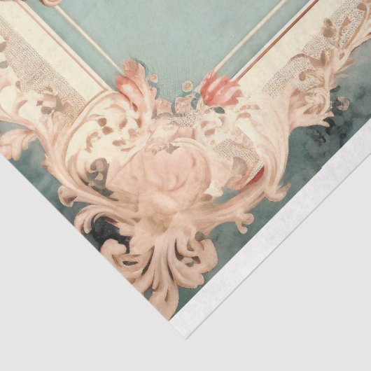 Ingelijste bloemen 002 tissuepapier (Detail)