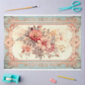 Ingelijste bloemen tissuepapier (Craft)