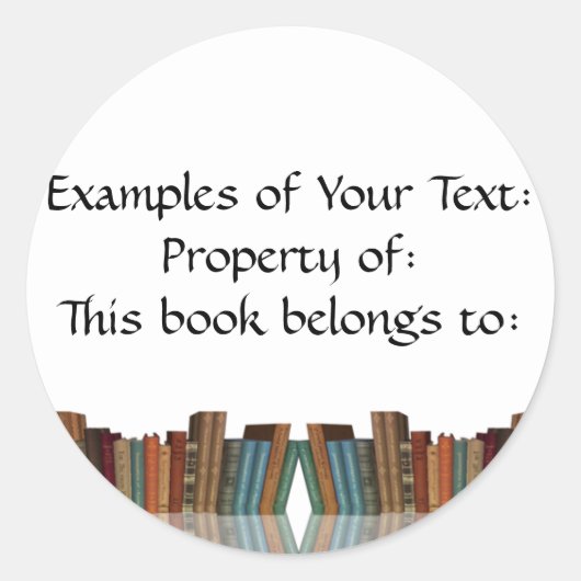 Ingelijste Boek Sticker (Voorkant)