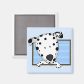 Ingelijste Cartoon Dalmatische magneet (Voorkant / Achterkant)