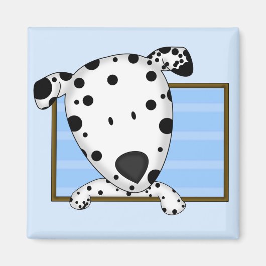 Ingelijste Cartoon Dalmatische magneet (Voorkant)
