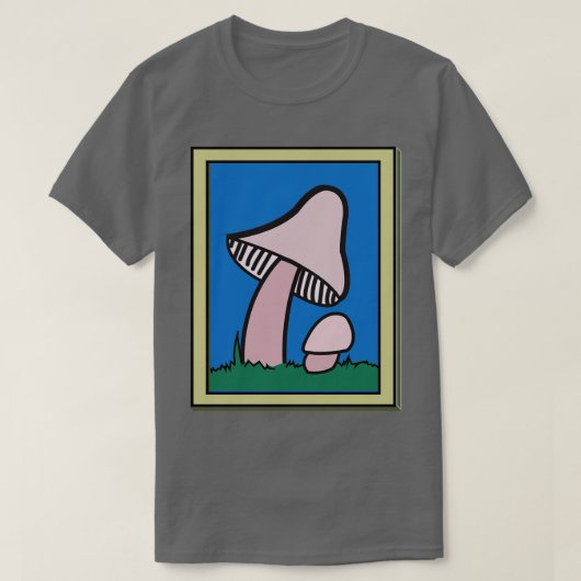 ingelijste champignons t-shirt (Design voorkant)