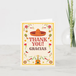 Ingelijste Cinco de Mayo Mexicaans Dank u Feestdagen Kaart