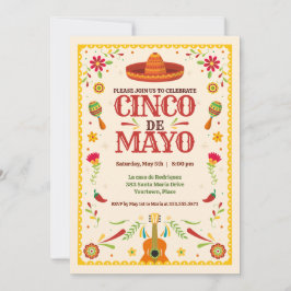 Ingelijste Cinco de Mayo Mexicaanse verjaardagsfee Kaart