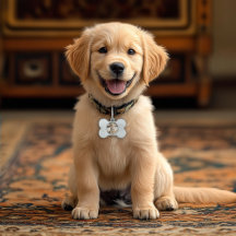 Ingelijste Dog Bone Label