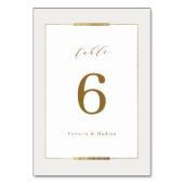 Ingelijste Elegantie Eenvoudig Modern Classy Bruil Kaart (Achterkant)