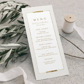 Ingelijste Elegantie Eenvoudig Modern Classy Bruil Menu
