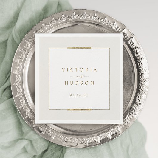 Ingelijste Elegantie Eenvoudig Modern Classy Bruil Servet