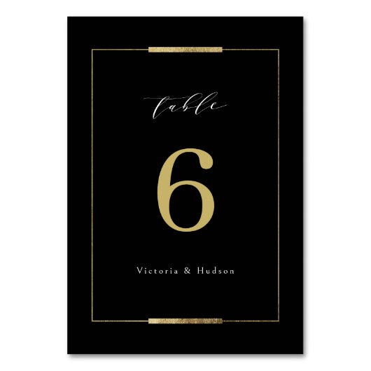 Ingelijste Elegantie Zwart Eenvoudig Modern Bruilo Kaart (Achterkant)